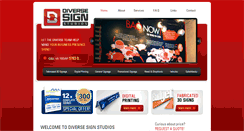 Desktop Screenshot of diversesign.com.au